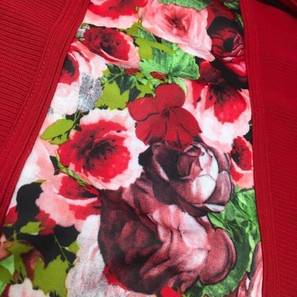 Material Girl Mesh Inset Fit & Flare Dress (G6) - Picture 6 of 8